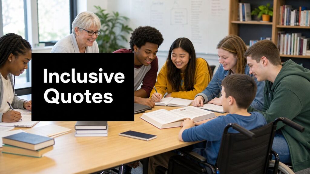 Nhs Inclusive Quotes Inclusive Education Quotes: Inspire Learning in 2026